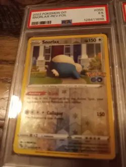 Lot Of 2 Slabs 2022 Pokemon Go Snorlax 055 Rev Foil And Holo Psa 5 Graded - Image 2