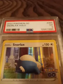 Lot Of 2 Slabs 2022 Pokemon Go Snorlax 055 Rev Foil And Holo Psa 5 Graded - Image 5