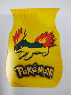 Mint/Nm 2001 Pokemon Topps Quilava Johto Series 1 Die Cut Embossed 5 of 15 Gloss - Image 1