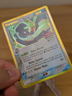 2006 EX Holon Phantoms Rayquaza Delta Species Reverse Stamped 016/110 HP-Damage - Image 3