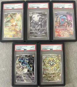 Pokemon PSA 10 lot of 5 ….. EEVEE STEELIX WOBBUFFET THUNDURUS MAGNETON - Image 1