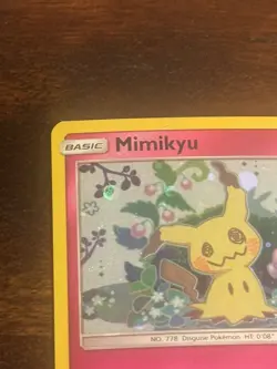 Mimikyu SM163 Pokemon Sun & Moon Promo Holo Rare SWIRL - Image 2