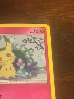 Mimikyu SM163 Pokemon Sun & Moon Promo Holo Rare SWIRL - Image 3
