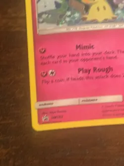 Mimikyu SM163 Pokemon Sun & Moon Promo Holo Rare SWIRL - Image 5
