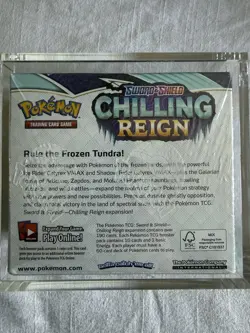 pokemon chilling reign booster box W/ Acrylic Case - Image 2