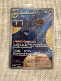 Team Rocket's Orbeetle 198/182 Sv10: Destined Rivals Holo Pokemon TCG NM - Image 1