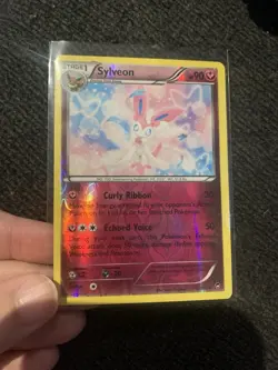 Pokemon XY Furious Fists Sylveon 072/111 Reverse Holo 2014 TCG Card English - Image 1