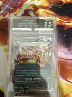 Pokemon Card - Charizard ex 196 Promo Get graded 9.5 - Not PSA - Image 1