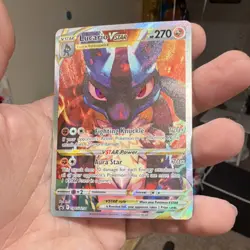 Pokemon Lucario VSTAR Promo Full Art Holo Card SWSH291 270 HP Aura Star - Image 1