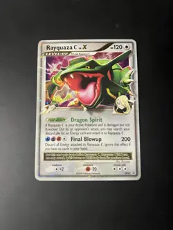Rayquaza C Lv.X DP47 Diamond & Pearl Black Star Promo Holo Pokemon Card - MP - Image 1