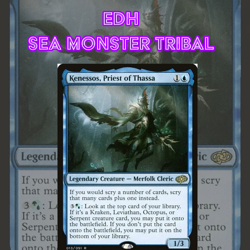 EDH - Kenessos, Sea Monster Tribal, MTG Commander Deck, Bracket 2 - Image 1