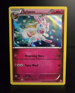 Pokemon TCG - SYLVEON #30 - HOLO - XY TRAINER KIT: SYLVEON & NOIVERN (2014) - MP - Image 1