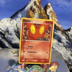 Slugma - 74/107 Pokemon Deoxys - Reverse Holo / Stamped LP 🔥 - Image 2