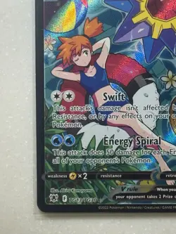 Pokemon Starmie V TG13/TG30 Ultra Rare Full Art Holo Astral Radiance Trainer - Image 5