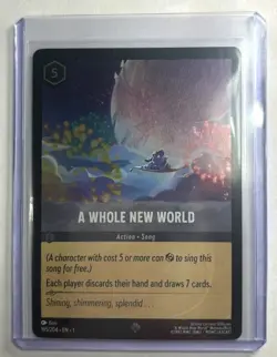 Disney Lorcana- The First Chapter, A Whole New World, 195/204, Foil - Image 1