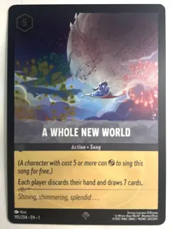 Disney Lorcana- The First Chapter, A Whole New World, 195/204, Foil - Image 2