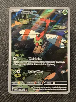 Pokemon TCG Yanma Destined Rivals Full Art Rare Card 183/182 - Image 4