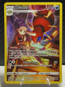 Pokemon TCG Ariados Trainer Gallery Card TG09/TG30 Brilliant Stars - Image 1