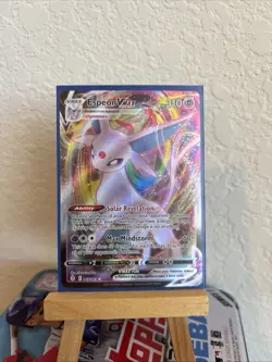 Espeon VMAX Holo Ultra Rare Pokemon TCG Card Evolving Skies 065/203 - Image 3