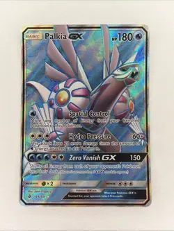Pokemon Palkia GX TCG Full Art Holo Card 119/131 Sm-Forbidden Light - Image 1