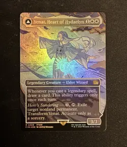 Venat, Heart of Hydaelyn Borderless 329 Foil MTG Final Fantasy FIN NM - Image 1