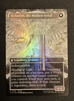 Venat, Heart of Hydaelyn Borderless 329 Foil MTG Final Fantasy FIN NM - Image 2