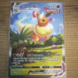 Pokemon TCG - Flareon Vmax #SWSH180 - Alt Art - Black Star Promo - NM - Image 1