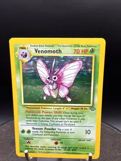 Pokemon TCG Venomoth Jungle 13/64 Holo Unlimited Holo Rare - Image 2