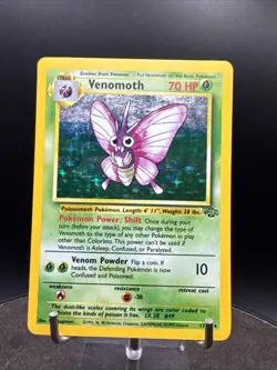 Pokemon TCG Venomoth Jungle 13/64 Holo Unlimited Holo Rare - Image 3