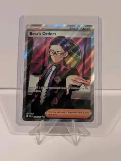 Boss’s Orders 256/217 Ultra Rare Full Art Pokemon TCG Ascended Heroes NM - Image 1