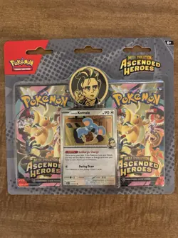 Pokemon Mega Evolution Ascended Heroes Kit Komala & Tangela Foil Booster Coin - Image 3