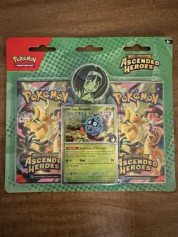 Pokemon Mega Evolution Ascended Heroes Kit Komala & Tangela Foil Booster Coin - Image 4