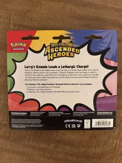 Pokemon Mega Evolution Ascended Heroes Kit Komala & Tangela Foil Booster Coin - Image 5