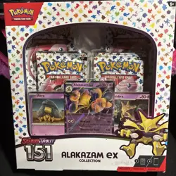 Pokemon TCG 151 Alakazam ex Collection Box Sealed Scarlet And Violet HOT ITEM! - Image 1