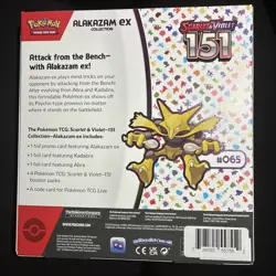 Pokemon TCG 151 Alakazam ex Collection Box Sealed Scarlet And Violet HOT ITEM! - Image 2