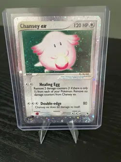 Pokemon Chansey EX 96/109 EX Ruby & Sapphire Holo Rare LP or better - Image 1