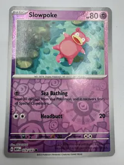 Slowpoke #079/165 SV: Scarlet & Violet 151 Reverse Holo Pokemon TCG NM/M - Image 1