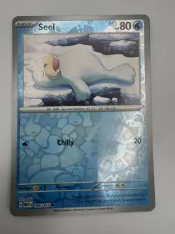 Seel Reverse Holo - 086/165 - Scarlet & Violet 151 Pokemon 2023 - Image 1