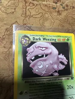 Pokemon TCG Dark Weezing 14/82 Team Rocket Holo Rare - Unlimited - WOTC Vintage - Image 2