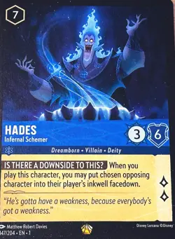 147/204 Disney Lorcana - The First Chapter (TCG) - E-1 - English - L Non Foil - Image 1