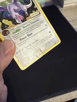 Pokemon Card - Aerodactyl Legend Maker 1/92 Reverse Holo Stamped DMG - Image 2
