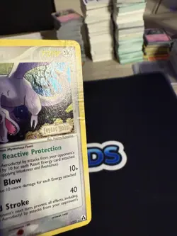Pokemon Card - Aerodactyl Legend Maker 1/92 Reverse Holo Stamped DMG - Image 3