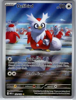 Delibird 152/132 ME01: Mega Evolution - Pokemon Card - NM - Image 1