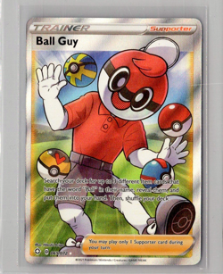 Ball Guy 065/072 Pokemon TCG Shining Fates Sword & Shield Full Art Rare Card NM - Image 1
