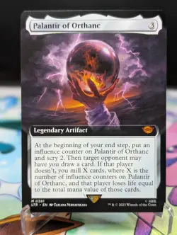 MTG UB: the Lord of the Rings- Palantir of Orthanc 381 Borderless Regular - Image 1