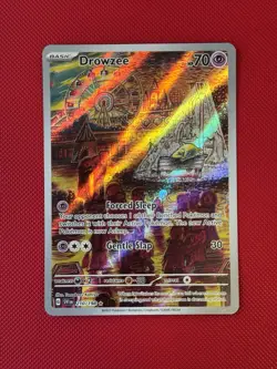 Pokemon TCG Drowzee Illustration Rare Holo Scarlet & Violet Base Set NM - Image 1