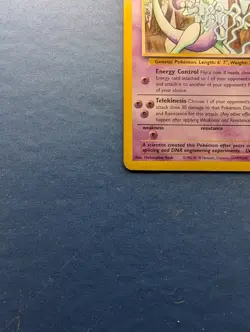 Pokemon Mewtwo: Black Star PROMO WoTC #12 - NM - Image 5