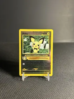 Pokemon TCG Pichu 35 Wotc Promo Reverse Holo NM/NM- - Image 1
