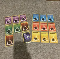 Pokemon Base Set Bundle x17 Energy Cards Full Heal Energy And More - Image 1