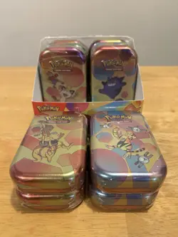 Pokemon TCG 151 Mini Tin Display 10 Sealed Mini Tins (20 Packs) New - Image 2
